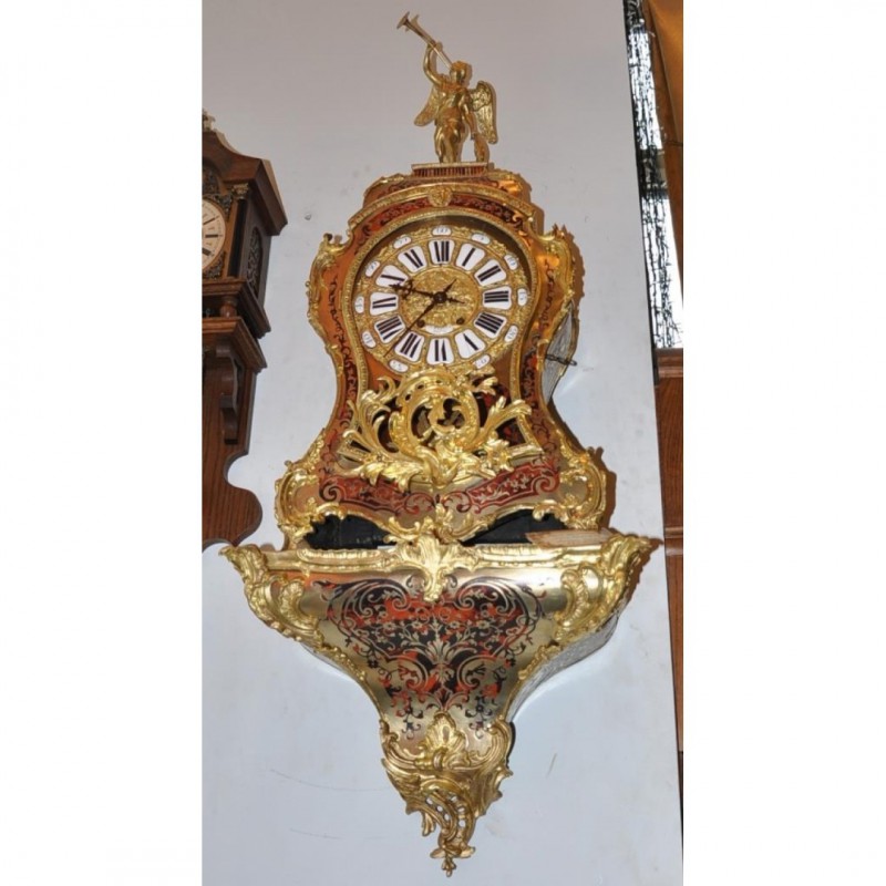Фото 4. Антикварные настенные часы. Стиль Буль, Франция. 19 век