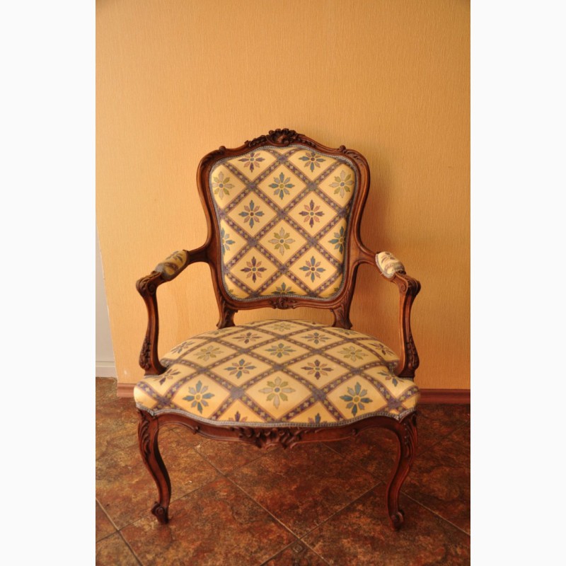 Фото 2. Антикварные кресла. Комплект-4 шт. 19 век. Западная Европа. После реставрации