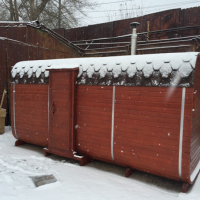 Строительство мобильных бань для сада в Нижневартовске