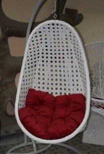 Фото 2. Подвесные кресла из ротанга Ривьера
