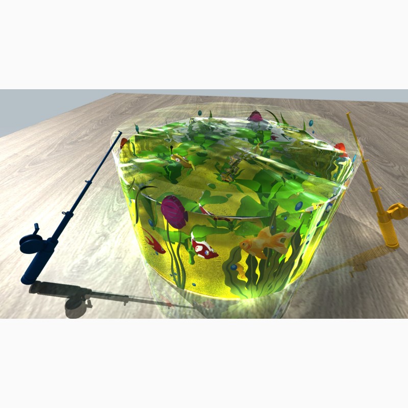 Фото 4. Детская развивающая игра 3D-рыбалка
