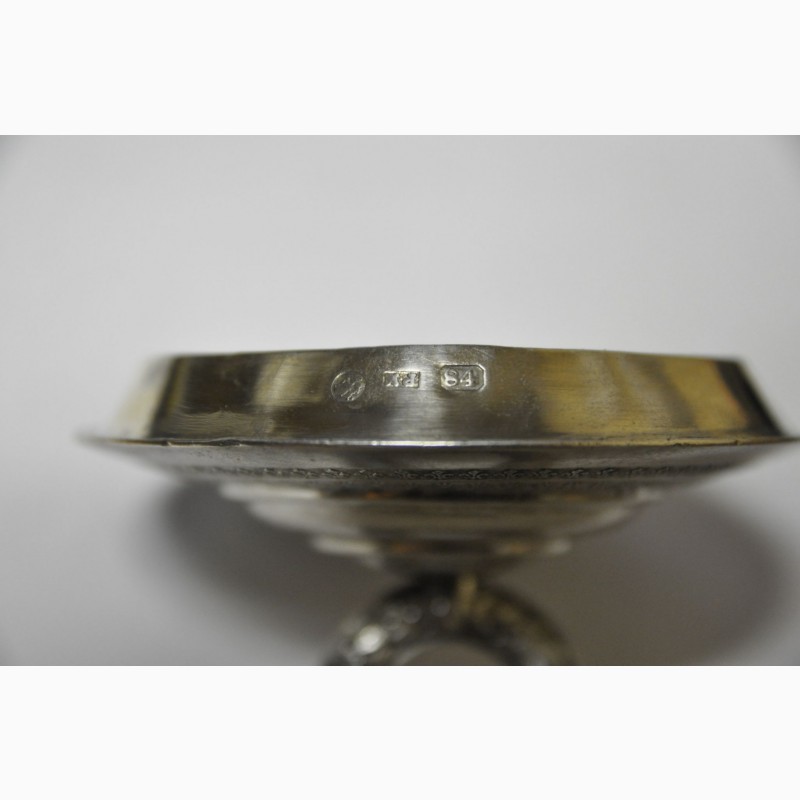 Фото 4. Антикварная Серебряная кружка с крышкой. 84 проба. 1833 год