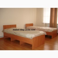 Кровати на металлокаркасе, двухъярусные, односпальные